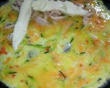 Foto del paso 3 de la receta: Omelette de verduras relleno de jamón y queso SUPER Fácil