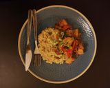 A picture of step 9 of Sweet Chicken with Bulgur Wheat.
