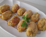 Foto del paso 5 de la receta: Patatas rellenas de jamón -al horno-