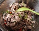 Foto del paso 6 de la receta: Rojo rojo: Pimientos en salsa, relleno (pescado) juruel y arroz