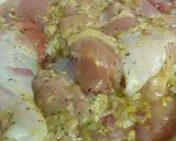 A picture of step 2 of Apricot glazed chicken skewers.