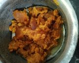 A picture of step 2 of Ragi laddoo.