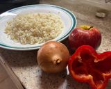 Foto del paso 2 de la receta: Arroz integral con verduras y frutas salteadas