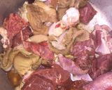 A picture of step 1 of Assorted and Ram meat pepper soup.