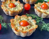 صورة لخطوة 7 من وصفة مافن البطاطس بالبيض والجبنة 🥔🥚