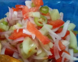 A picture of step 4 of Cucumber Salad.
