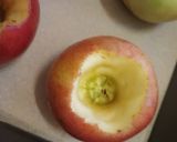 Sült alma dióval szilvalekvárral recept fázis 2 fotója