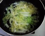 A picture of step 3 of Thick Chinese Soup with Chinese Cabbage and Egg.
