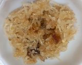A picture of step 3 of Coconut ladoo.