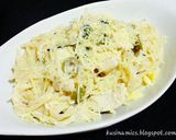 A picture of step 5 of Creamy Chicken Alfredo.