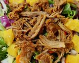 Foto del paso 5 de la receta: Ensalada templada de pulled pork con naranja