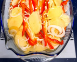 Foto del paso 2 de la receta: Lubina a la espalda con verduras