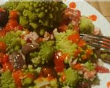 Foto del paso 5 de la receta: Romanesco en ensalada con salsa de pimientos del piquillo