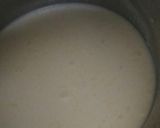 A picture of step 1 of Pyaj pakoda kadhi.