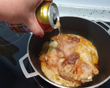 Foto del paso 5 de la receta: Pollo a la cerveza con judías verdes