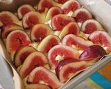 A picture of step 5 of Fig Cake.