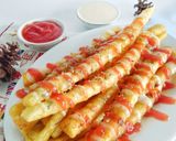 Foto langkah ke 8 dari resep Kentang Goreng Super Panjang 😍.
