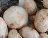 A picture of step 1 of Creamy Garlic Mushrooms.