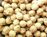 A picture of step 3 of Coconut Rava ladoo.