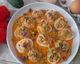 Foto del paso 5 de la receta: Huevos rellenos de porra (salmorejo)