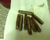 A picture of step 7 of Sausage Egg And Cheddar Cheese Roll Up's.