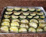 A picture of step 2 of Baked Zucchini.