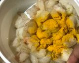 A picture of step 1 of Cauliflower and Prawns Masala Curry 🍛.