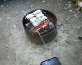 A picture of step 5 of Bacon wrapped pork chops.