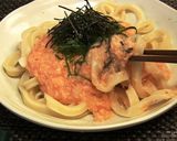 A picture of step 5 of Thick Mentaiko Sauce Tossed Chilled Udon.