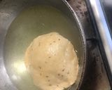 A picture of step 5 of Ajwain Poori.