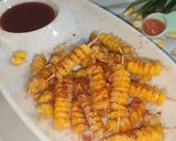 A picture of step 4 of Crispy Peri Peri Sweetcorn Fries.