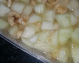 Foto del paso 1 de la receta: Bizcocho rellena de mermelada de melón y plátano