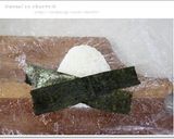 A picture of step 1 of Hina Doll Rice Balls for Hinamatsuri.