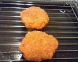 A picture of step 7 of Non-Fried, Oven-Baked "Menchi Katsu" (Minced Meat Cutlet).