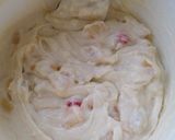 A picture of step 5 of Vickys Fruit Cocktail Cupcakes, GF DF EF SF NF.