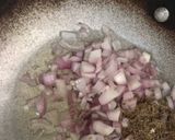 A picture of step 1 of Brain masala.