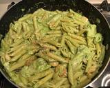Creamy pesto pasta with mixed seafood recipe step 8 photo