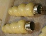 A picture of step 6 of Cornets From a Bread Machine With Lots of Egg Salad Filling.