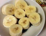 A picture of step 1 of Maple Banana Muffins.