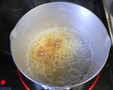 A picture of step 3 of Made in Advance Caramel Syrup.