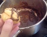 Égetett fánkocska (profiterol) kétféle krémmel recept fázis 14 fotója