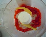 A picture of step 3 of Strawberry Whipped Cream.