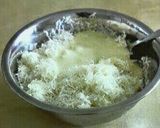 A picture of step 1 of Bounty bars with just 4 ingredients.