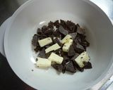 A picture of step 1 of Gateau au Chocolat in a Silicone Steamer.