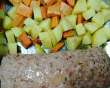 Foto del paso 3 de la receta: Enrollado de pollo y pavo relleno de espinaca