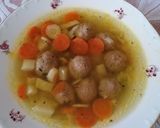 Tavaszi zöldségleves, májgombóccal recept fázis 6 fotója