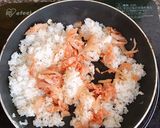 Hình bước làm 1 của món Cơm chiên kim chi trứng ốp la