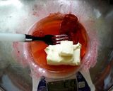 A picture of step 2 of Milky Strawberry Cream Cheese.