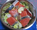 Salmon & Chinese Cabbage Milk Soup recipe step 2 photo