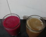 A picture of step 2 of BCD & ACM juice.
